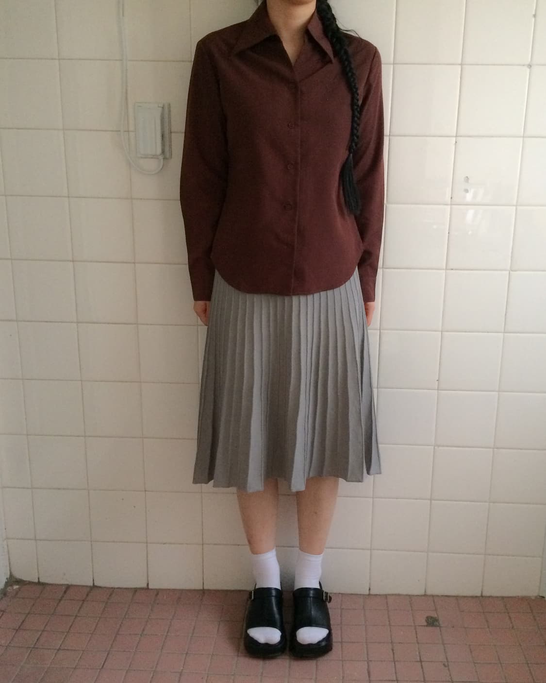 Brown shirt 상품이미지1