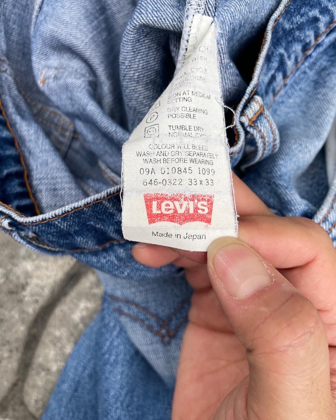90s JP LEVI'S 646 BELL BOTTOM 상품이미지7