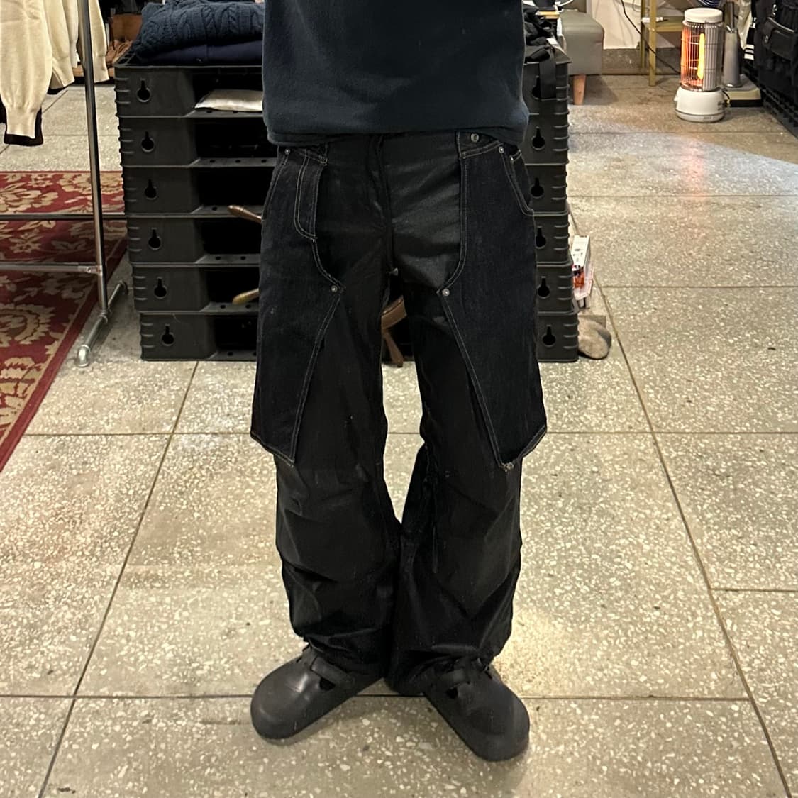 자라x앤더슨벨 컴바인드 레이어드 진 상품이미지2