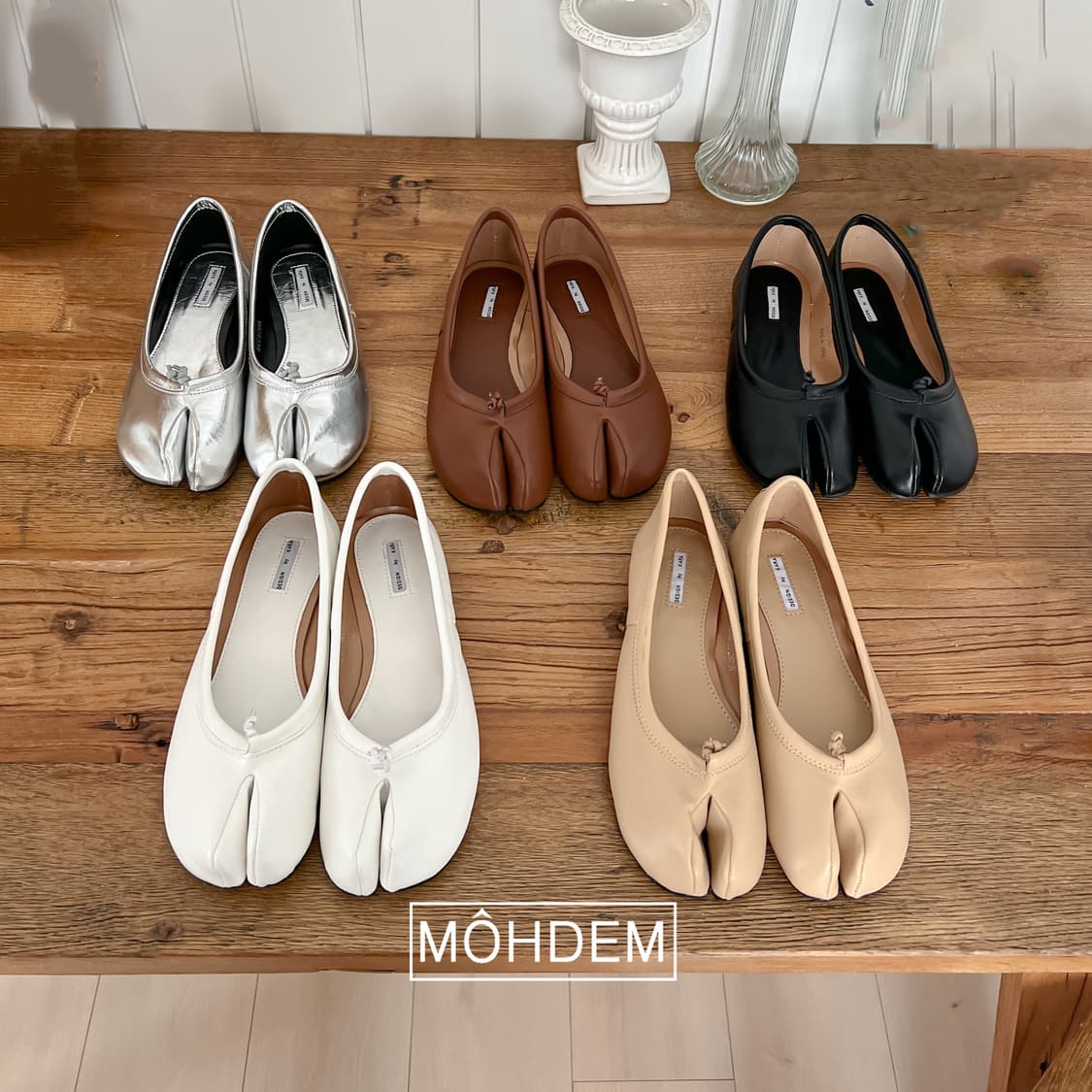 [premium] 타비 족발 플렛슈즈 로퍼 상품이미지4