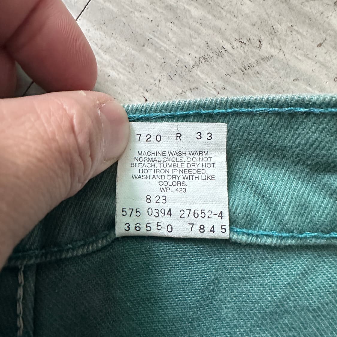 90s 리바이스 550 오렌지탭 숏팬츠 (W36) MADE IN USA 상품이미지5