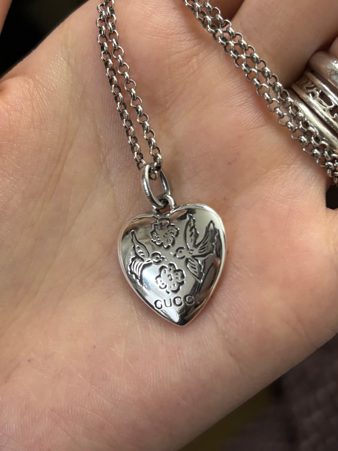 구찌 블라인드 포 러브 하트 팬던트 목걸이 정품 상품이미지2
