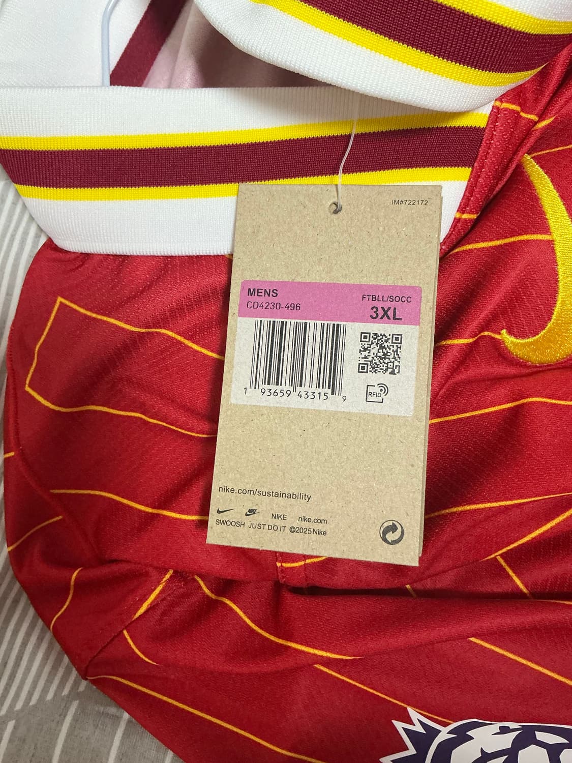 리버풀 반다이크 유니폼 3XL 상품이미지3