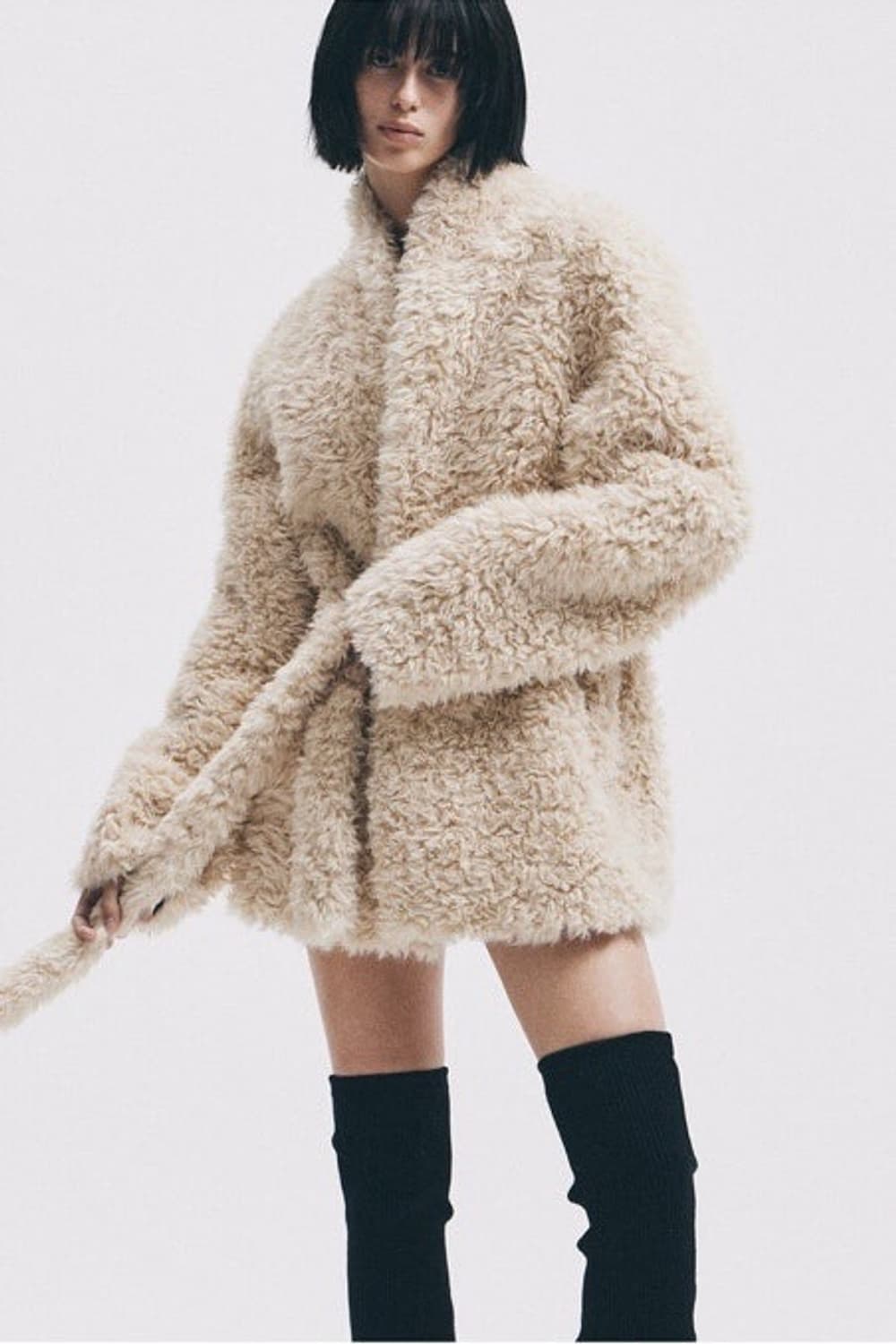 포허 퍼자켓 베이지 상품이미지2