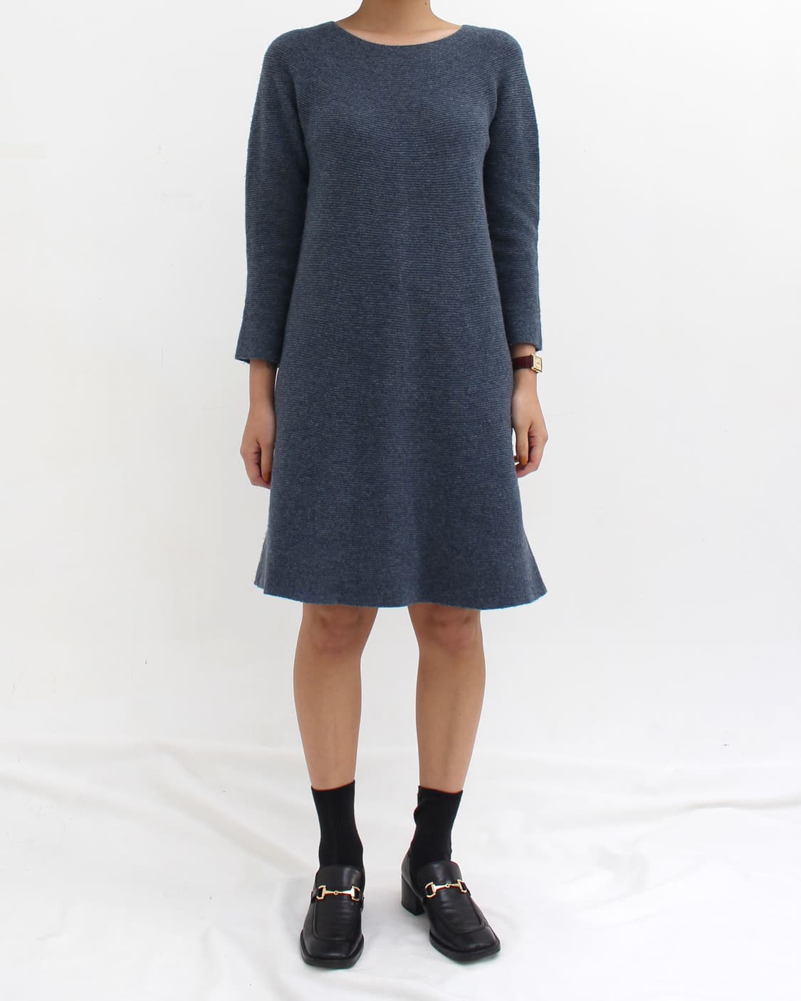 A.P.C 아페쎄 울 니트 a라인 라운드 넥 원피스 상품이미지9
