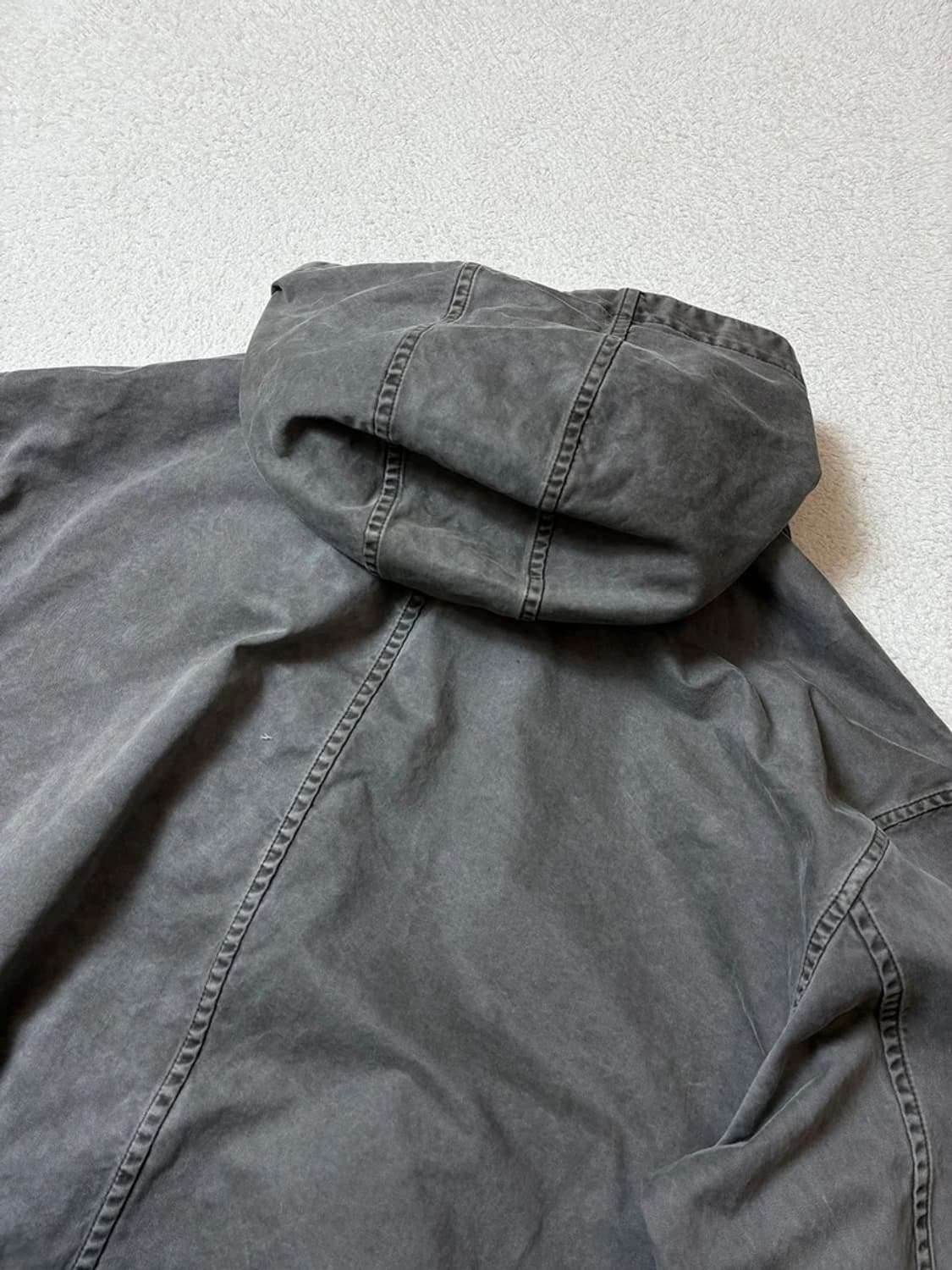 coor 쿠어 워시드 디테처블 크롭 후드 점퍼 PN7909 상품이미지6