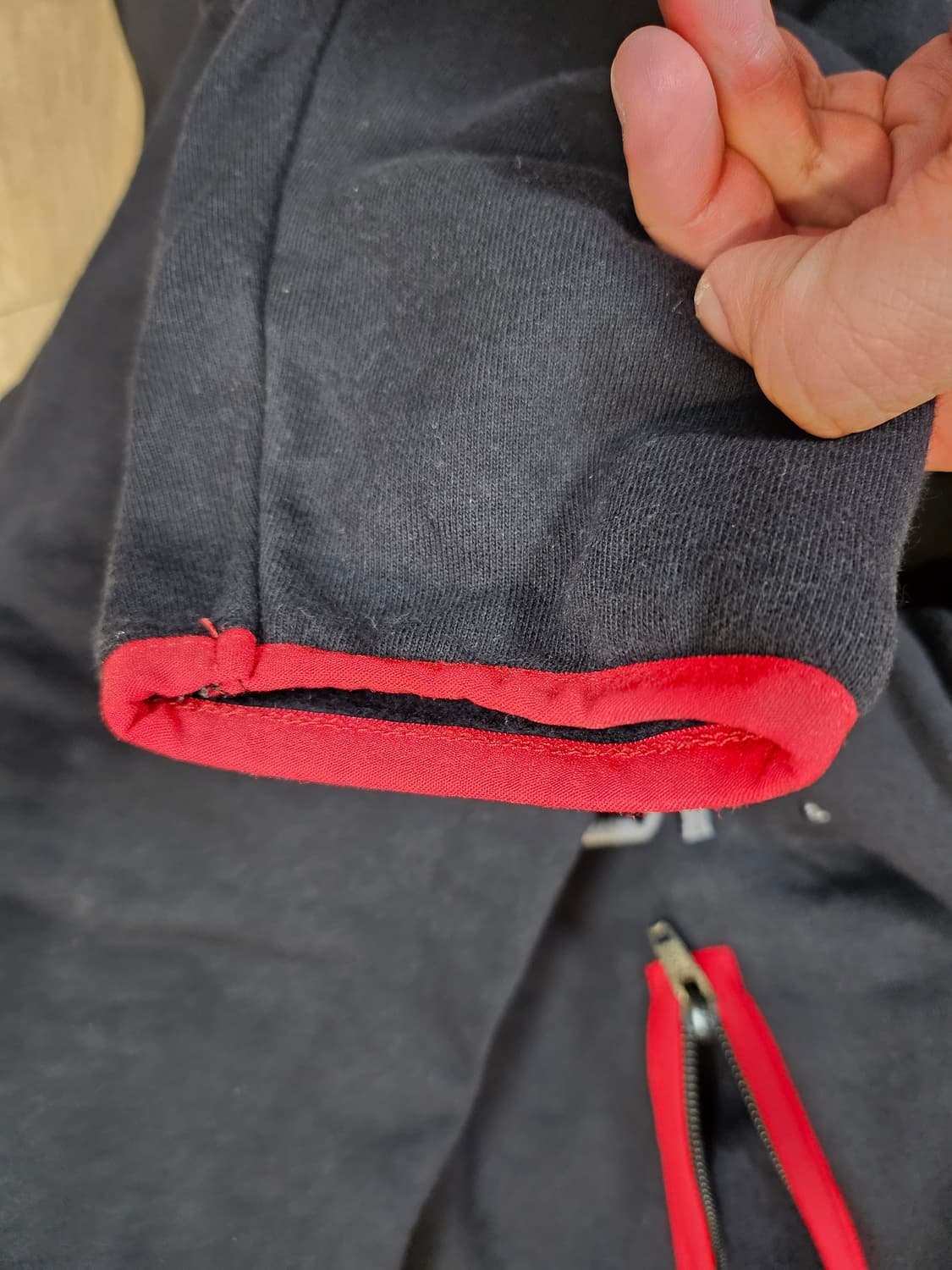 Stussy 스투시 레드파이핑 집업 M 상품이미지6