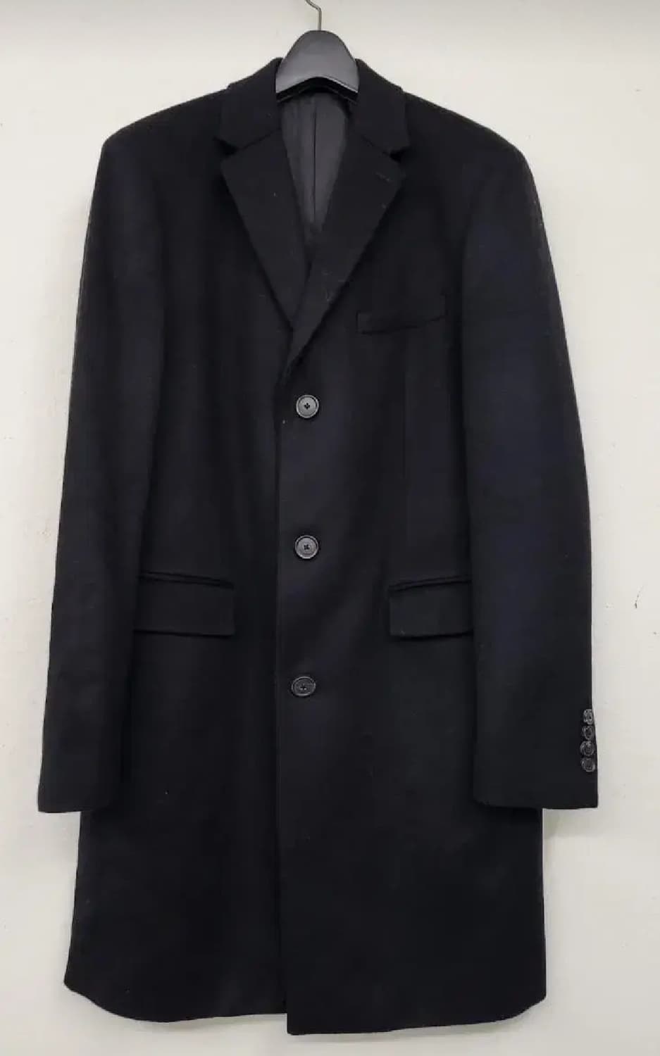 띠어리 싱글 캐시미어 코트 상품이미지1