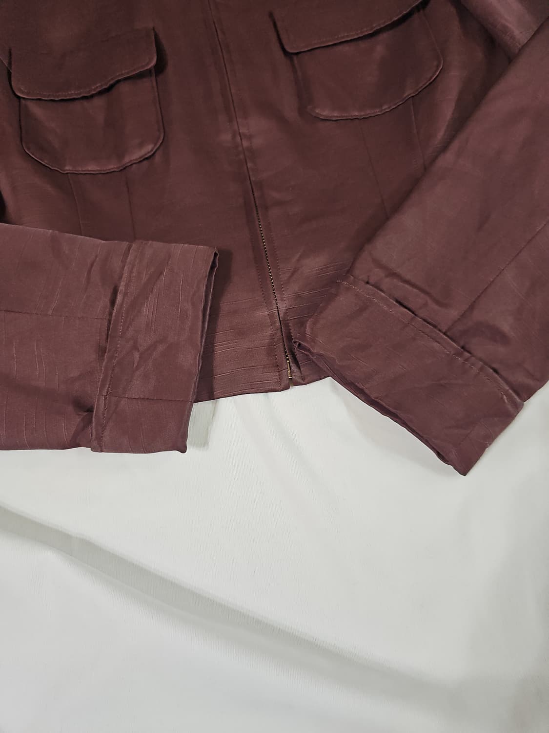 [9] 제라르다렐 빈티지 보르도 브라운 크롭 자켓 상품이미지4