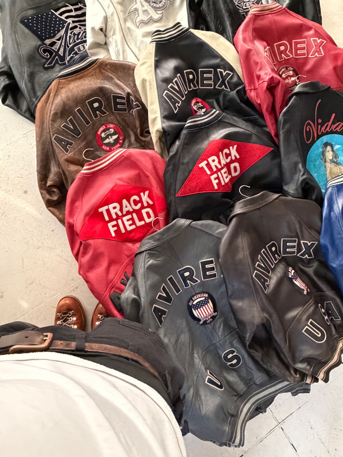 vintag Avirex/ 아비렉스 가죽 자켓 상품이미지2