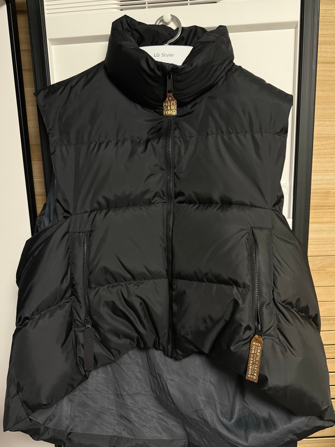 (3) 캐피탈 립스탑 나일론 다운 버거 킬 조끼 블랙 상품이미지1