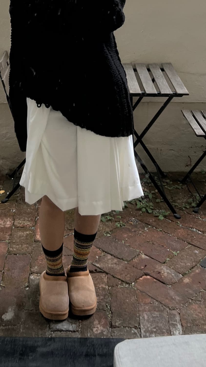 Asymmetrical Draped Midi Skirt 상품이미지8