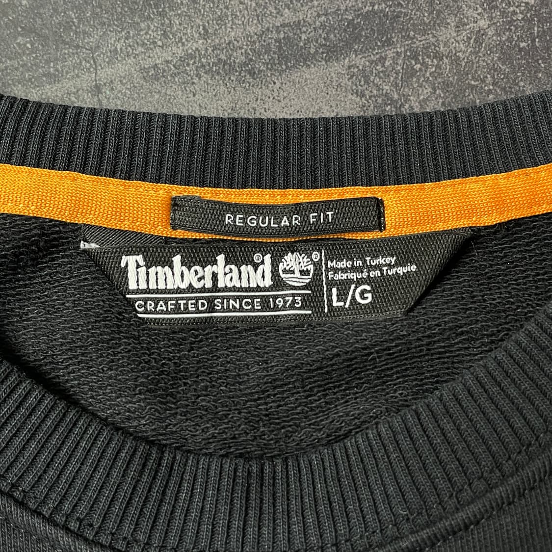 TIMBERLAND 팀버랜드 빈티지 블랙 코튼 맨투맨 A00530 상품이미지8