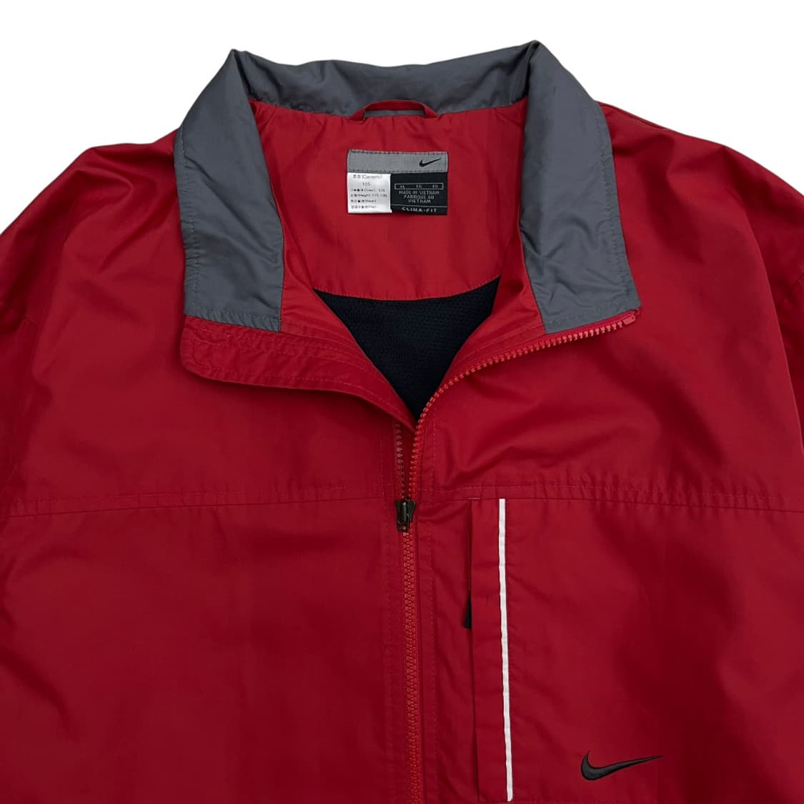 나이키 그레이배색 딥레드 바람막이 105 상품이미지4