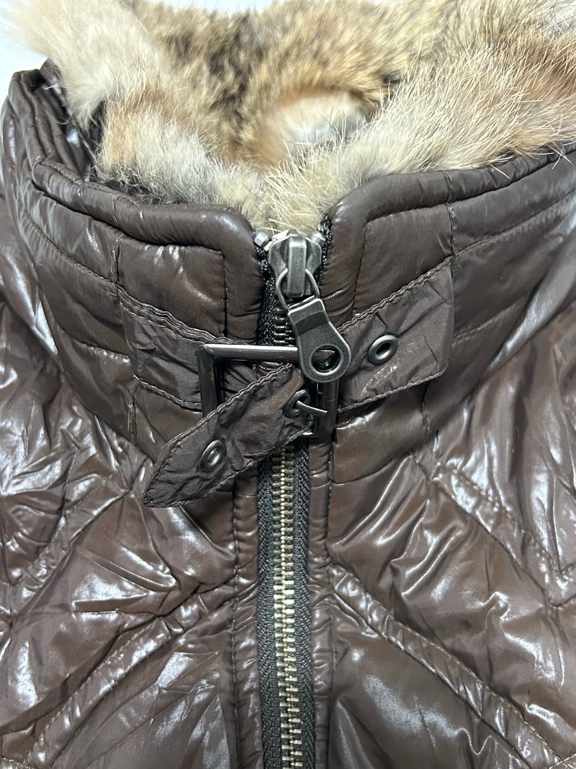 y2k 00s fur down jacket 상품이미지3