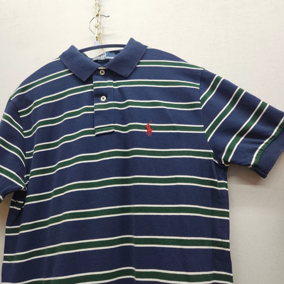 폴로랄프로렌 스트라이프 로고 PK반팔 S(M)남여공용 상품이미지3