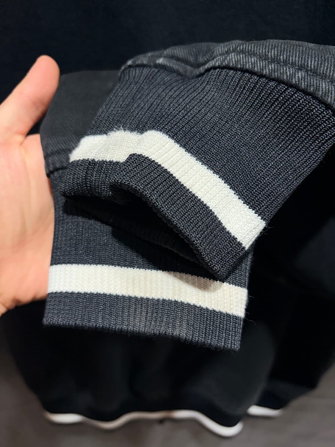 S 피시본 리미티드 New York 패치 코튼 바시티 상품이미지6