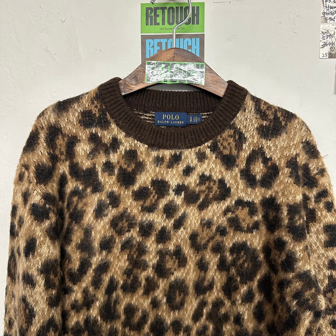 폴로 알파카 레오파드 스웨터 상품이미지2