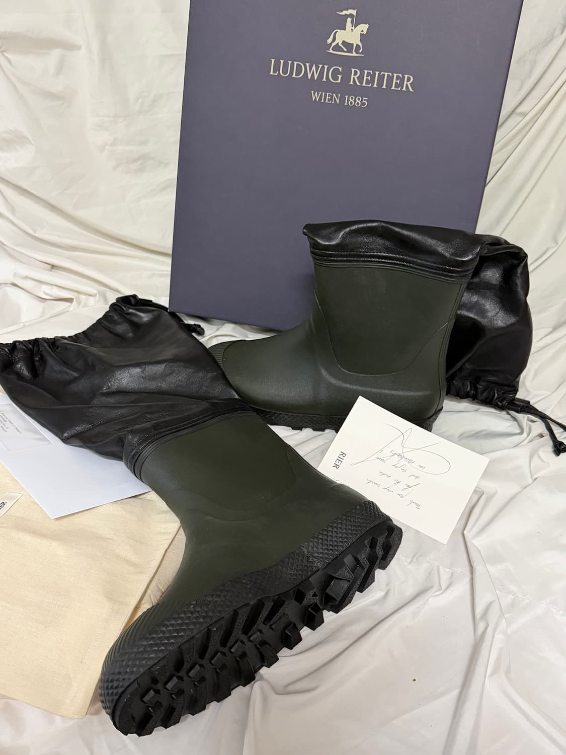 리에르 레더 탑 레인부츠 상품이미지2