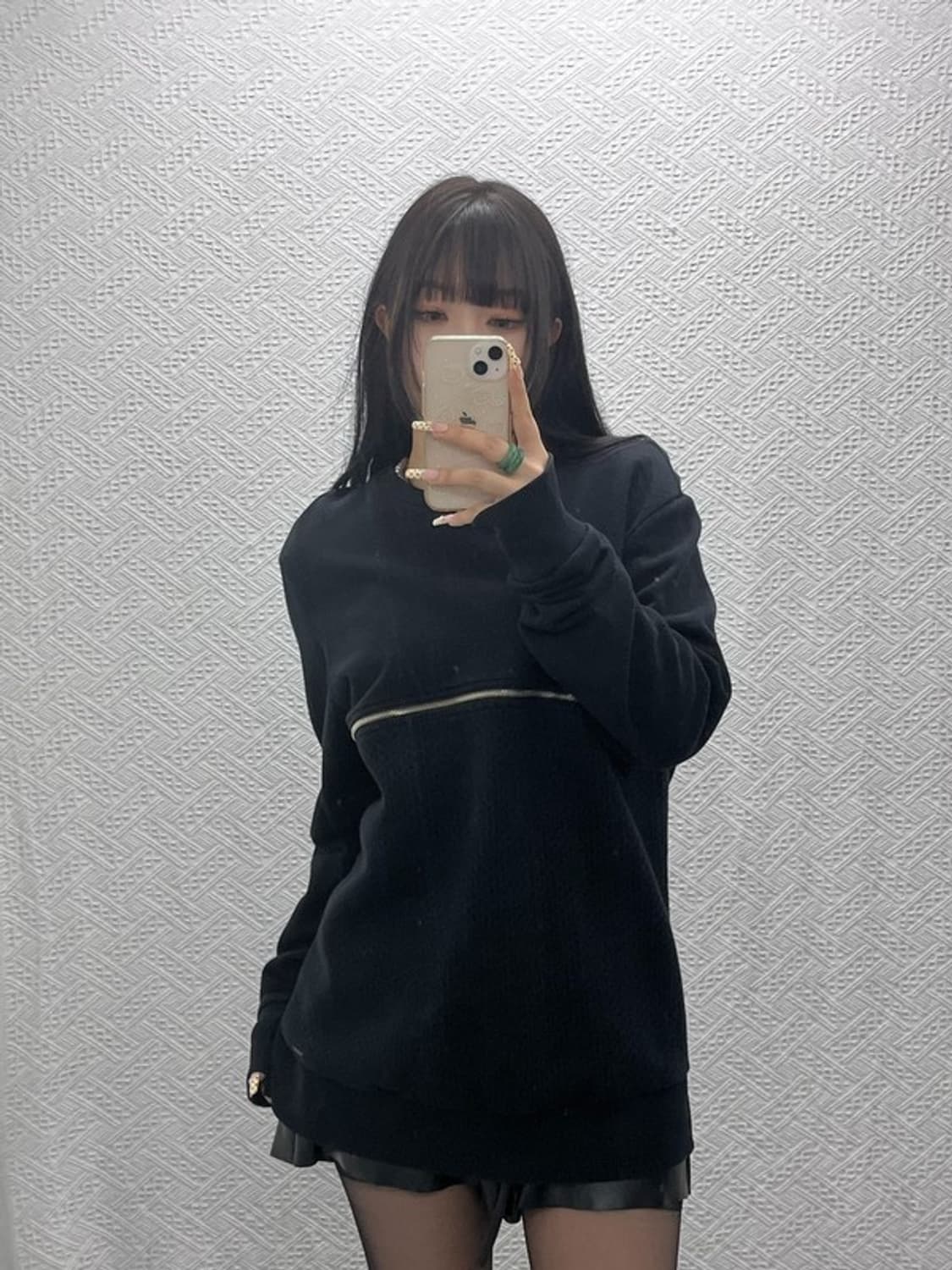 디젤 올드스쿨 스트릿 펑크 지퍼 디테일 맨투맨 L C09913 상품이미지1