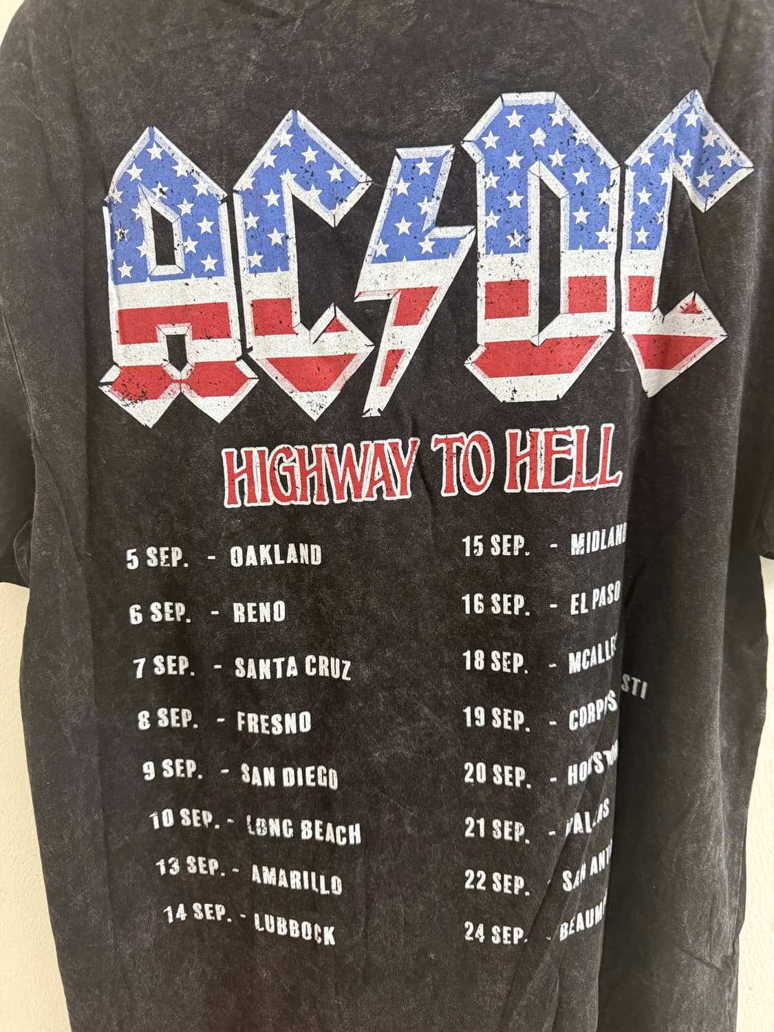AC/DC Highway To Hell Tour Tee 복각티  상품이미지4