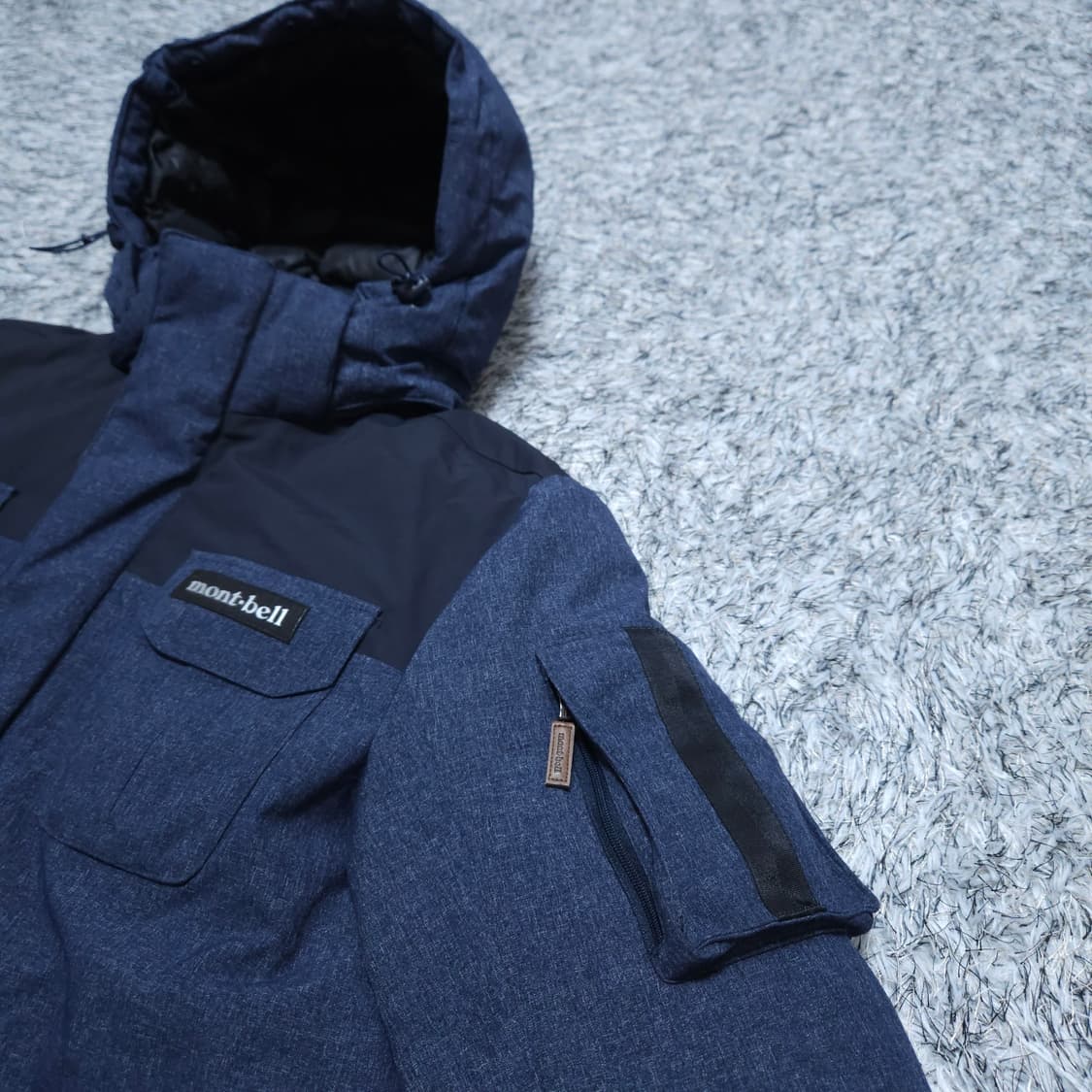 몽벨) M 남자 거위털패딩 구스다운 / 왕눈이샵 상품이미지4