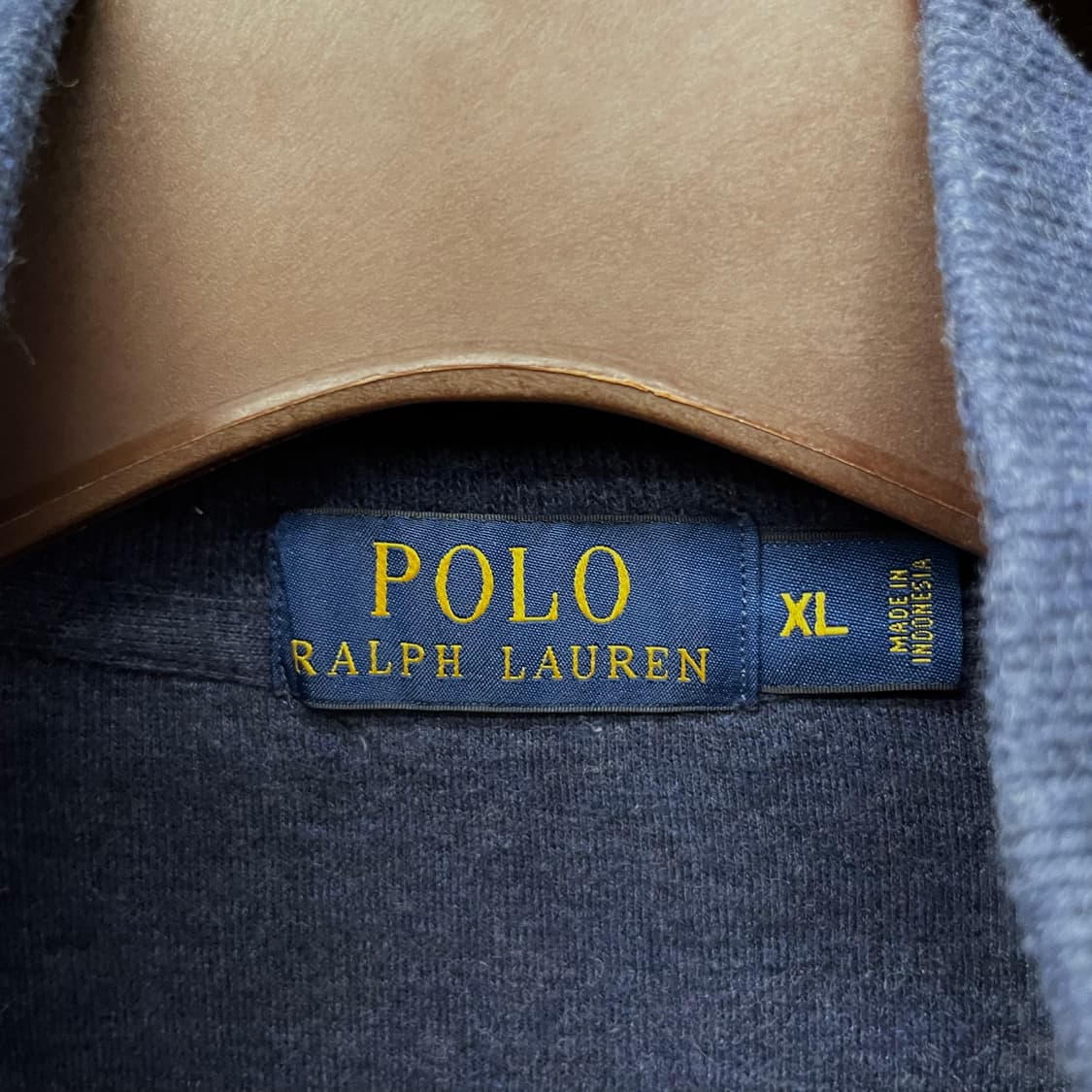 폴로 랄프로렌 신형 라벨 하프 집업 코튼 니트 스웨터 상품이미지7