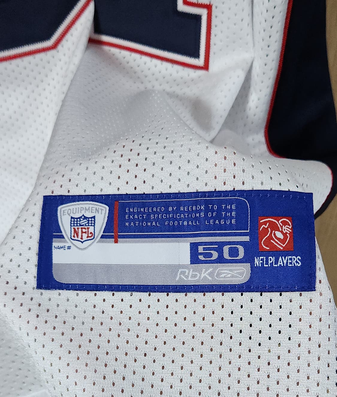 (착샷) 리복 NFL 풋볼 져지 뉴잉글랜드 페트리어츠 슈퍼볼 상품이미지5