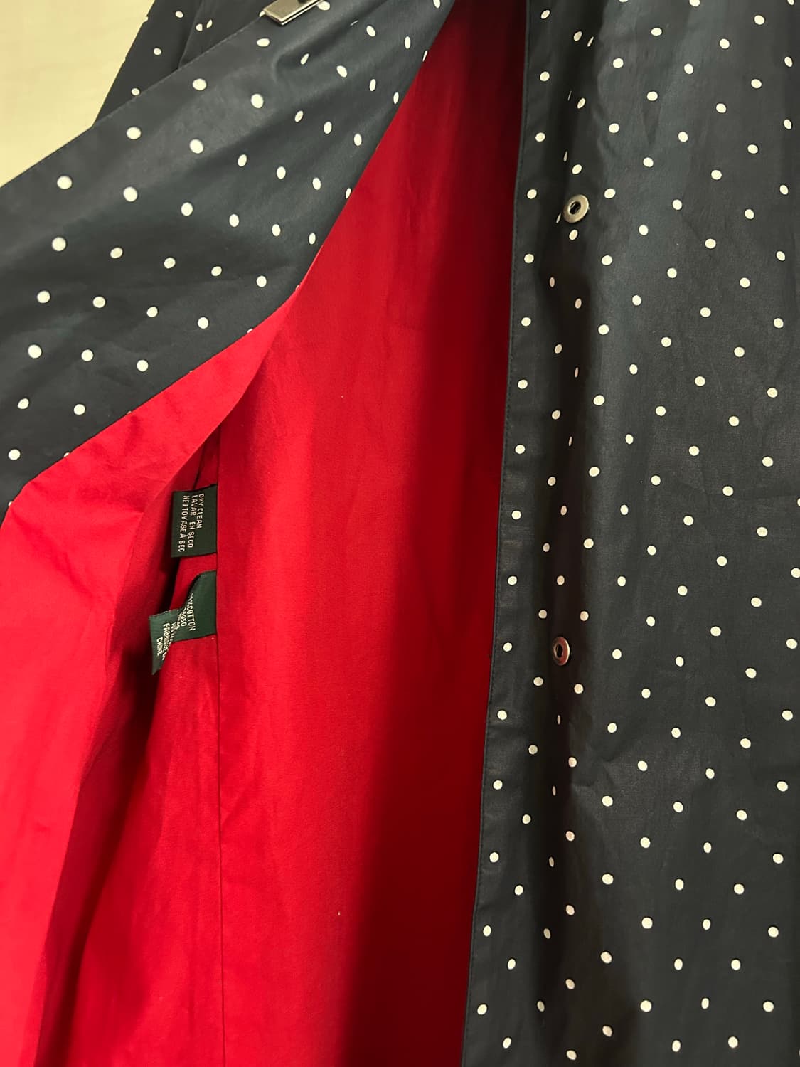 랄프로렌 도트 코트 상품이미지5