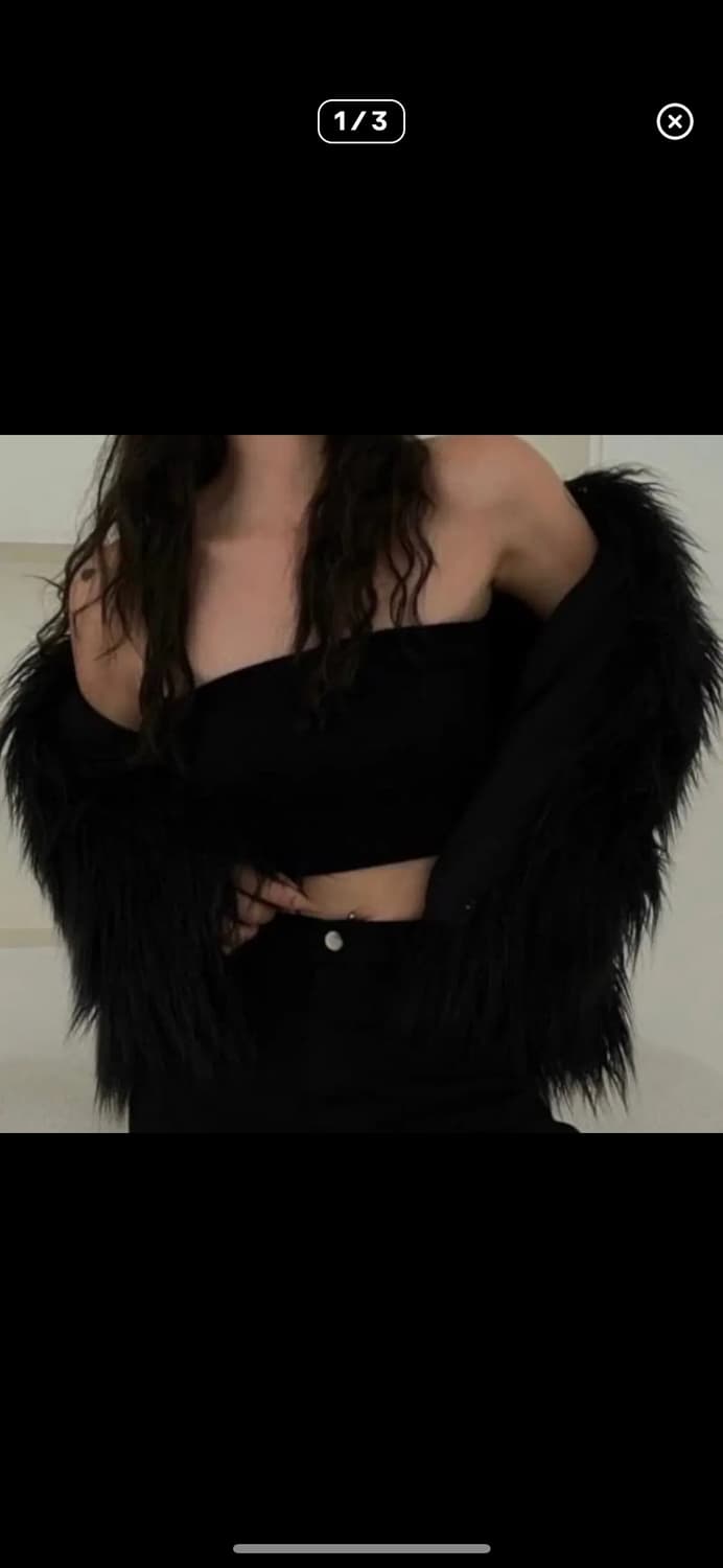 오도어 크루엘라 퍼자켓 블랙 (새상품) 상품이미지3