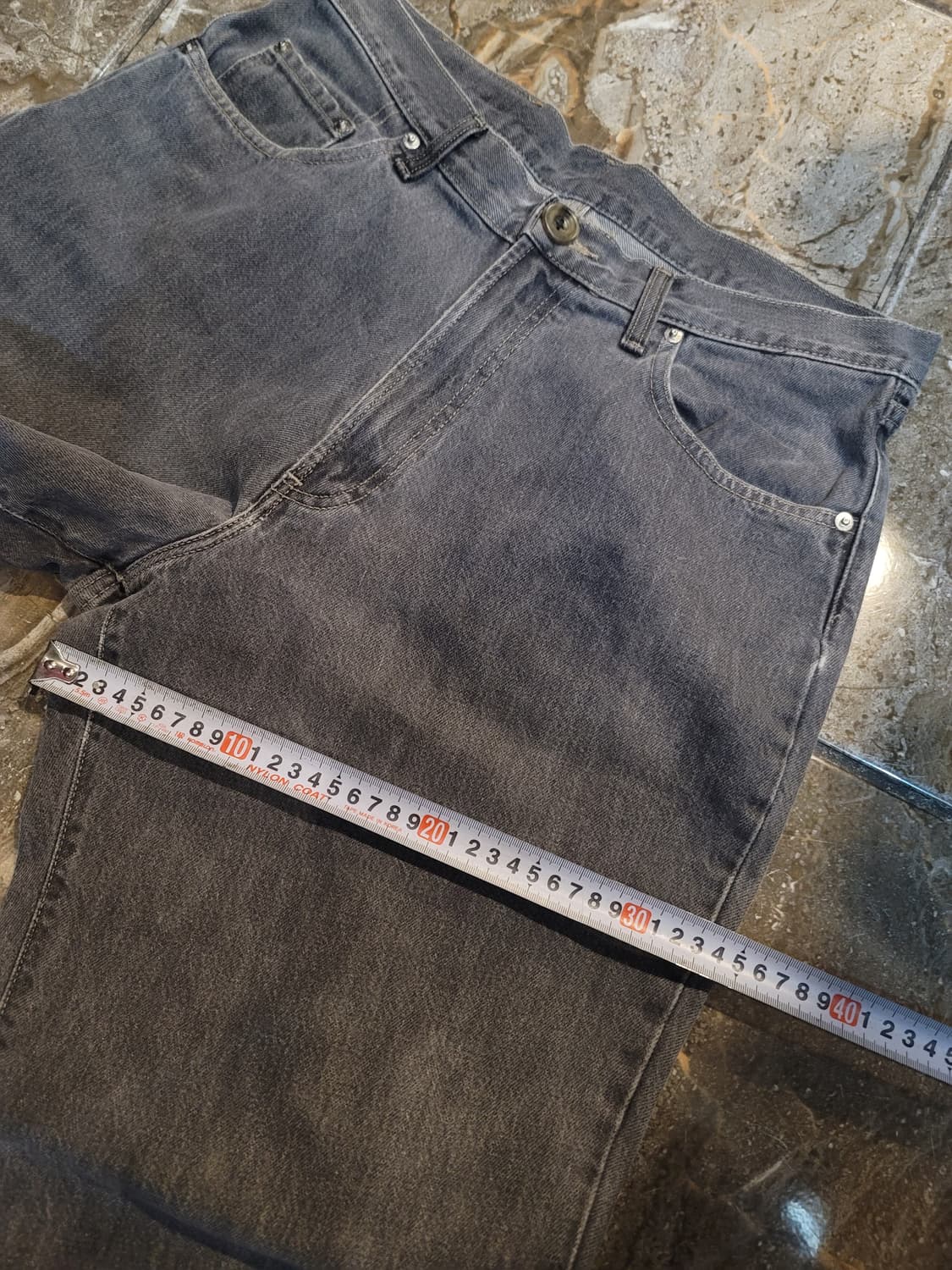 더블알엘 흑청 (다크그레이) 데님팬츠  상품이미지6