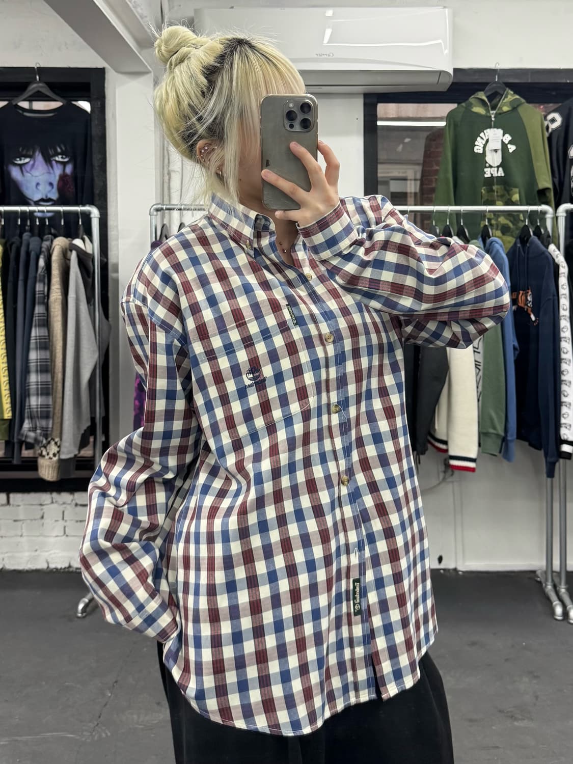 팀버랜드 체크패턴 셔츠 상품이미지4