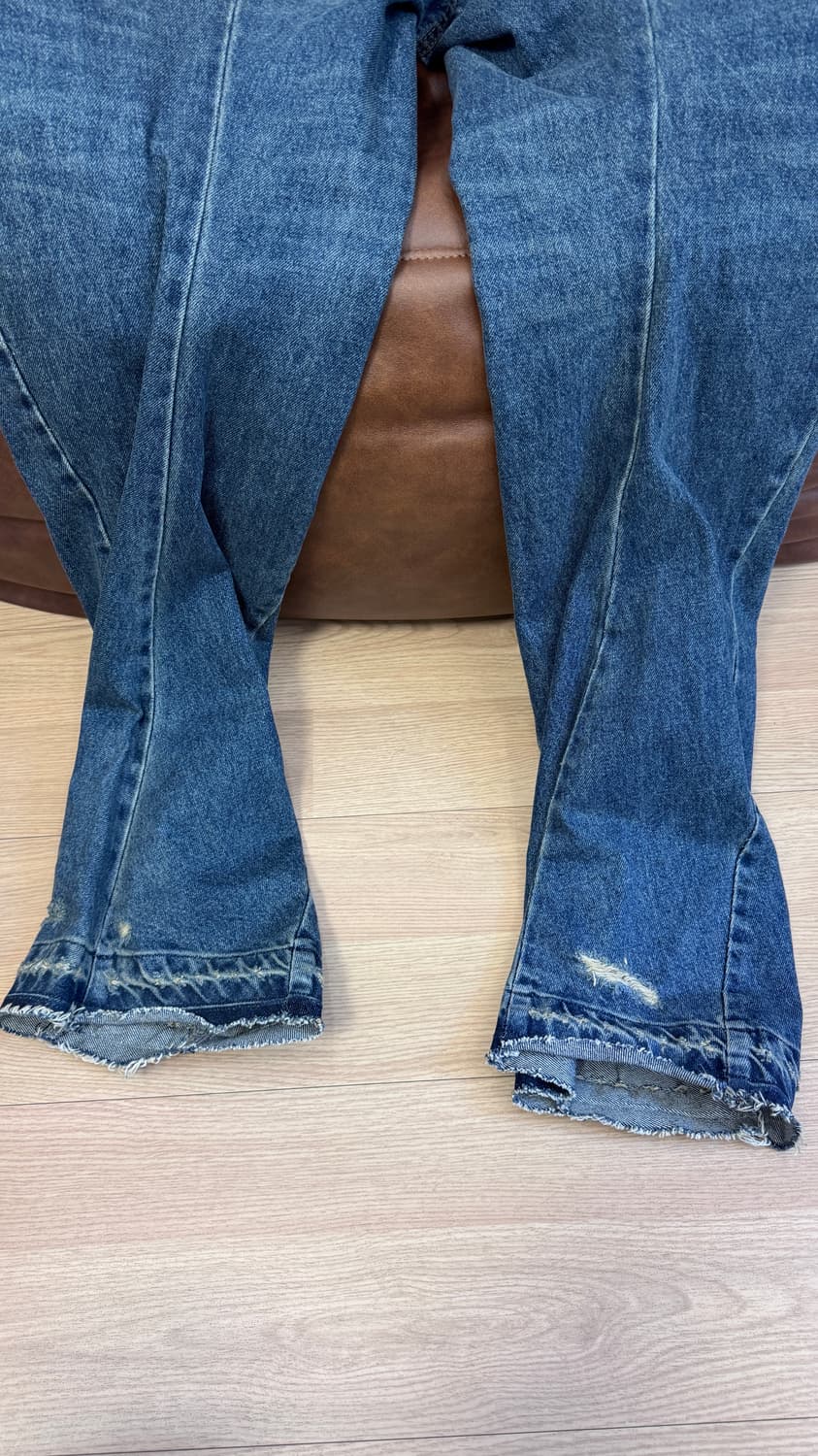 써저리 트위스티드 데님팬츠 L 상품이미지5