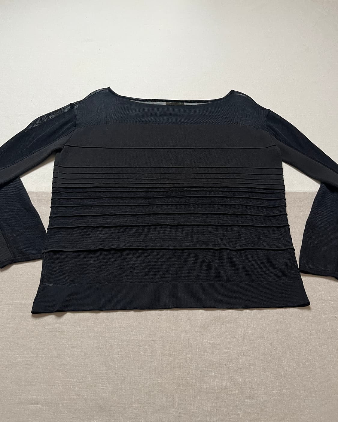 헬무트랭 시스루 패널 니트 탑 helmut lang  상품이미지7