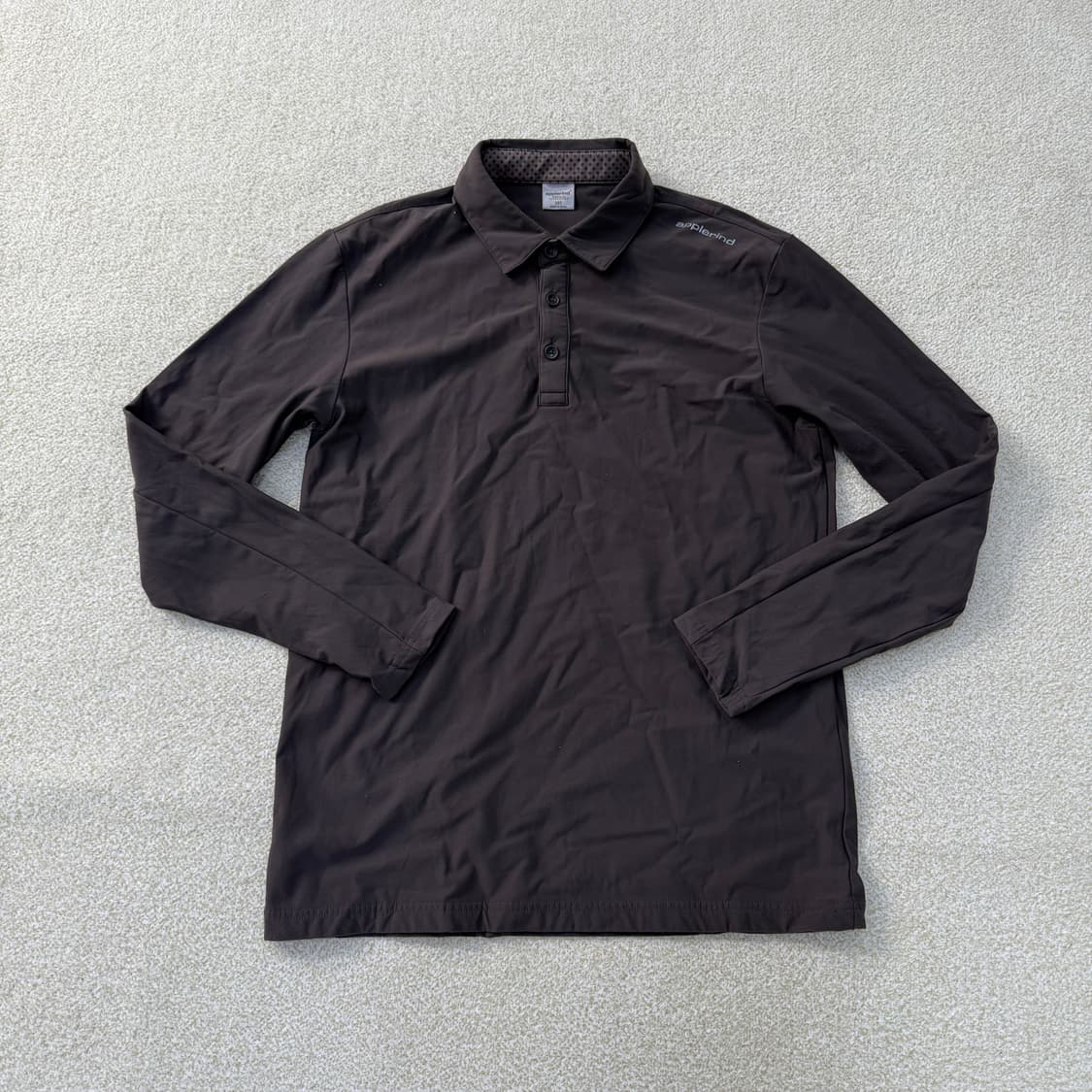 [105] 애플라인드 카라 긴팔 티셔츠 0108T1 상품이미지1