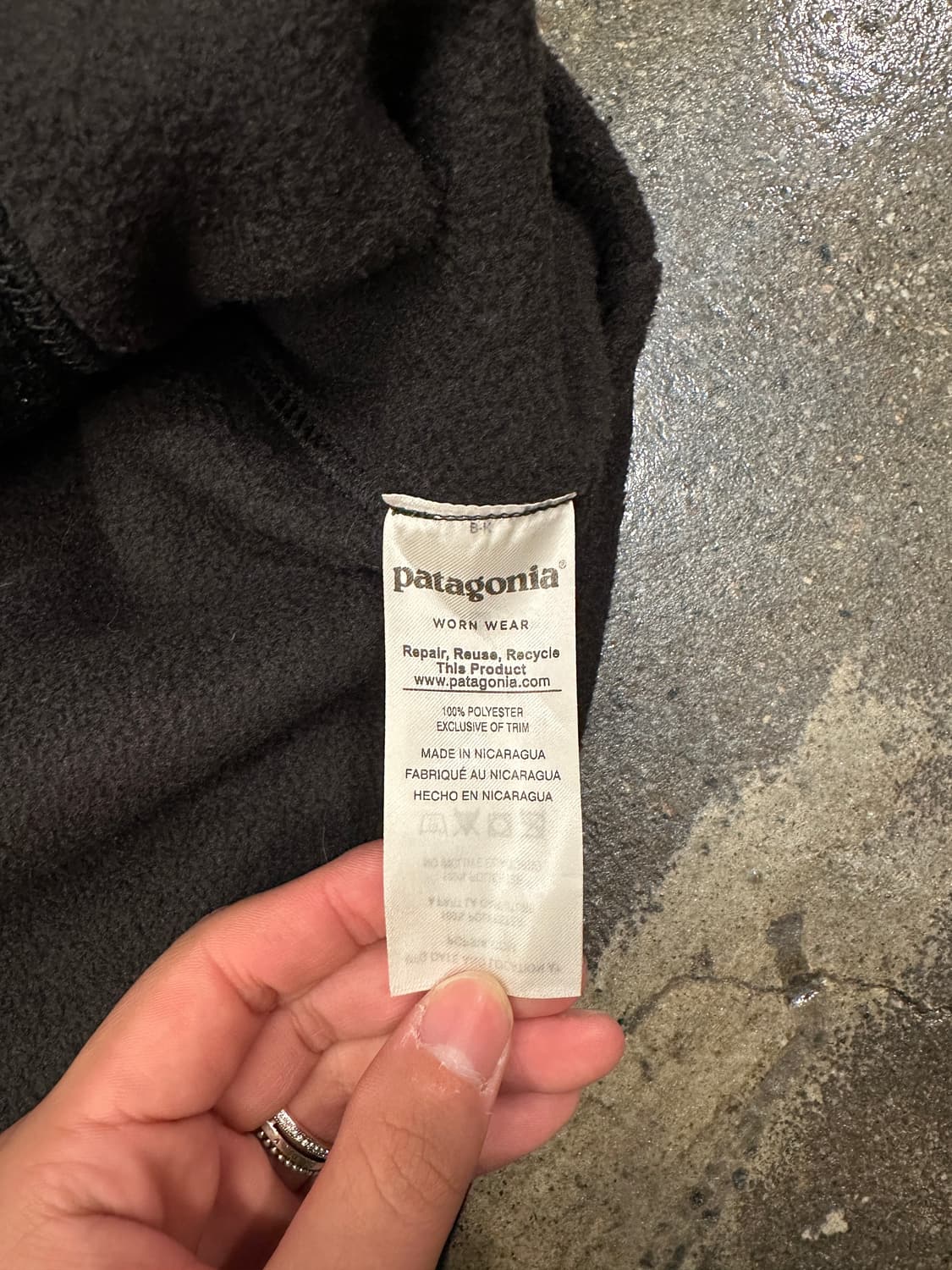 파타고니아 신칠라 플리스 조끼 블랙 XL 상품이미지4