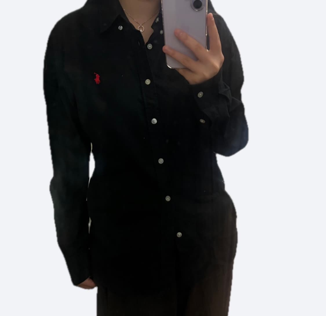 ❤️폴로 랄프로렌 레드 포니 블랙 셔츠❤️ 상품이미지1