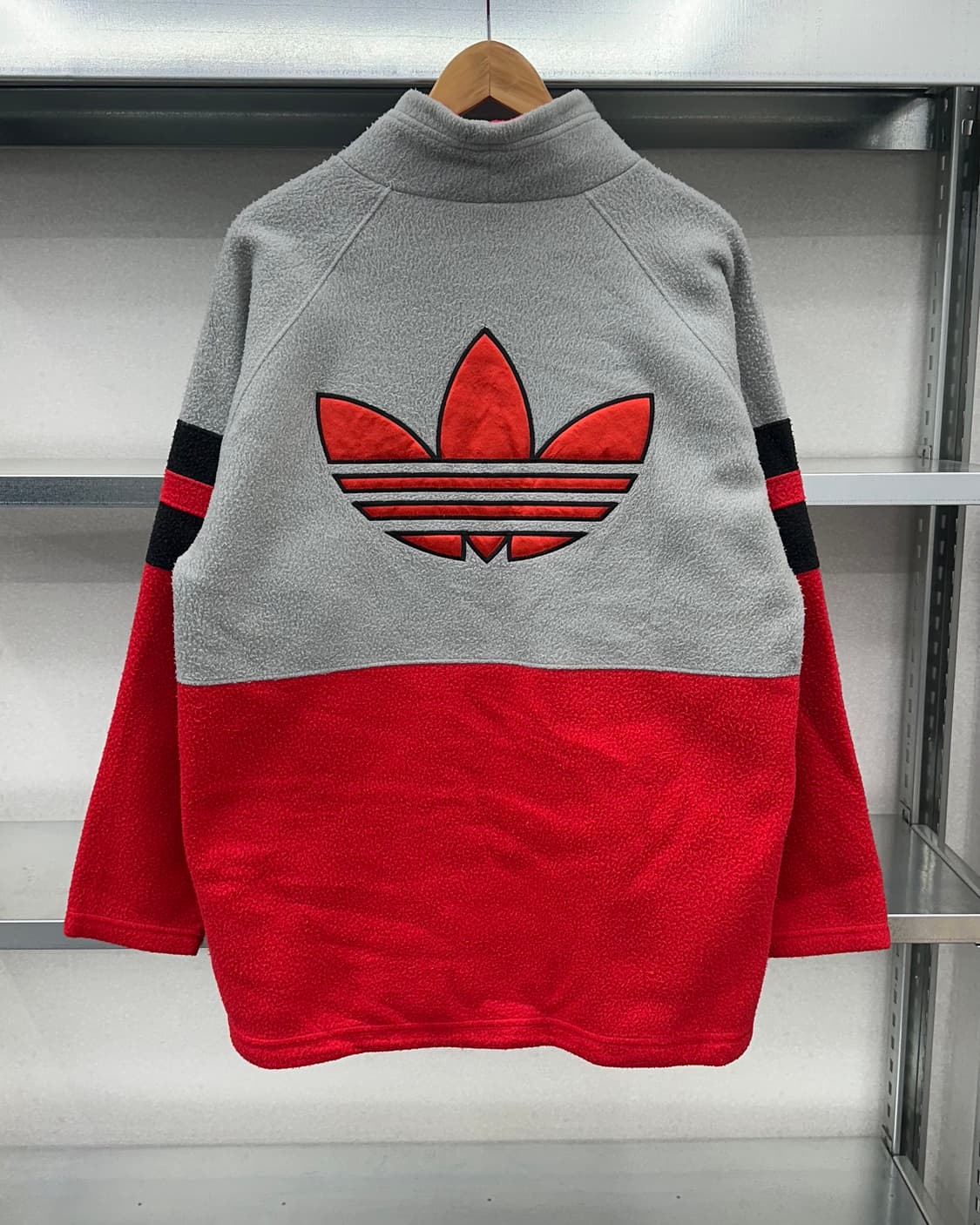 (M~L)80~90'S 아디다스 빅로고 후리스-M1168 상품이미지7