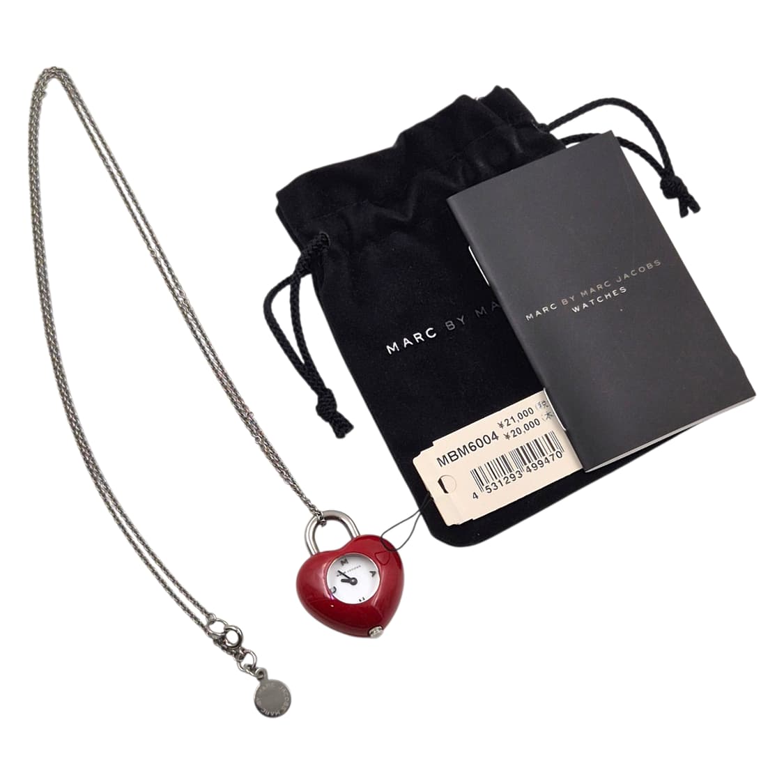 마크제이콥스 하트 자물쇠 시계 목걸이 상품이미지3