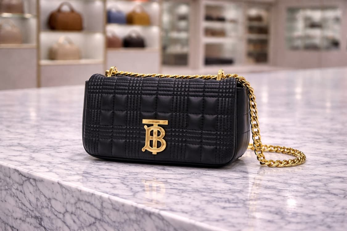 [S급] 버버리 퀼티드 레더 미니 롤라백 판매합니다!!! 상품이미지1