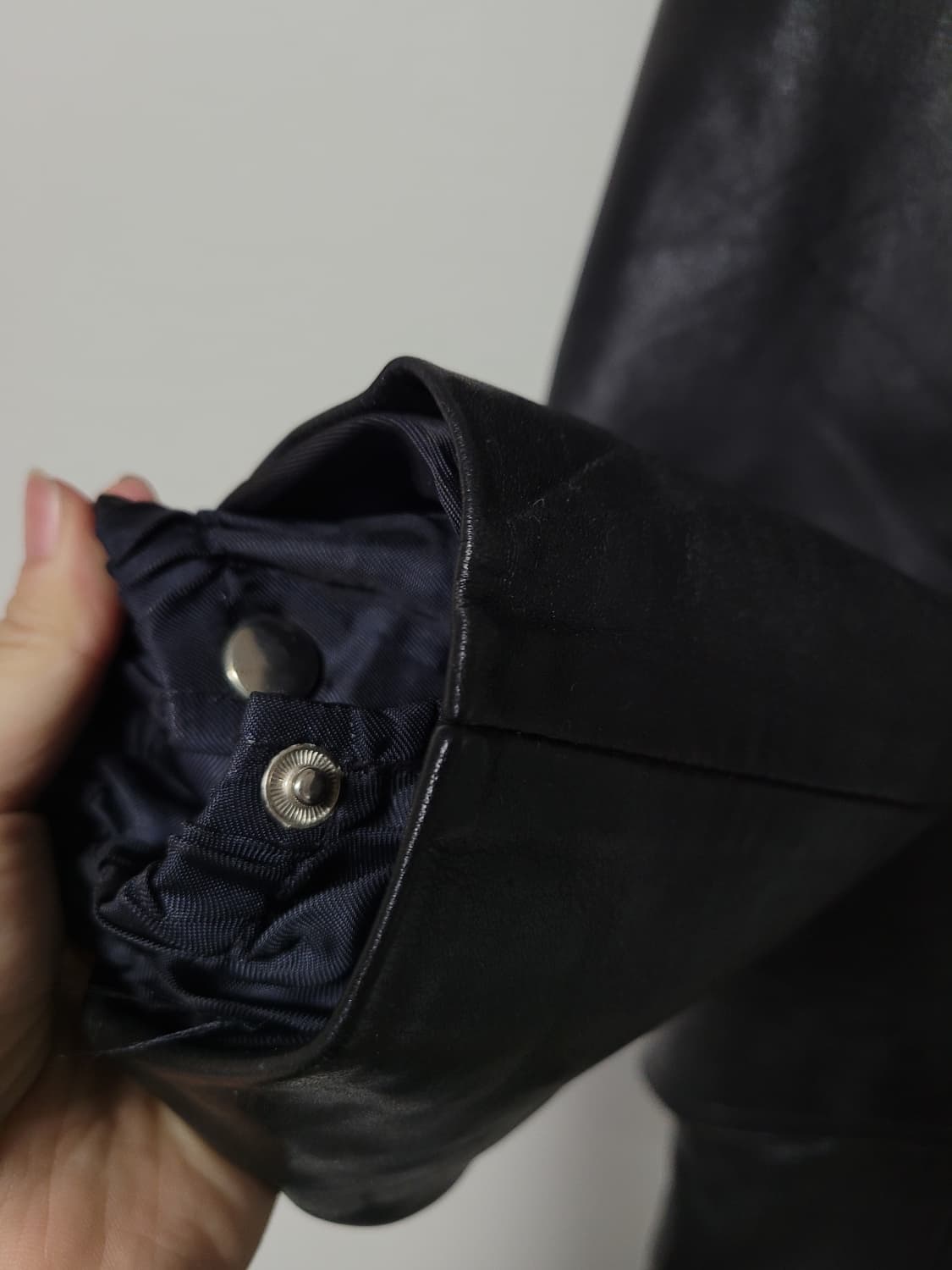 German 80s heavy leather coat 상품이미지8