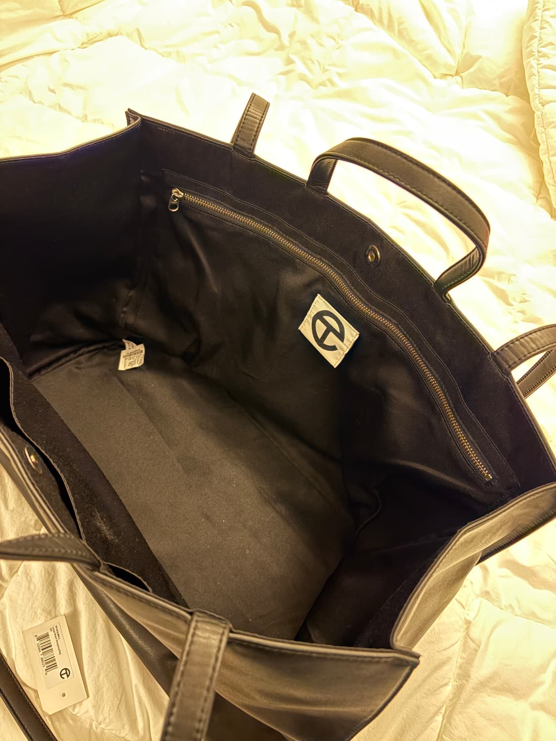 Telfar 텔파 라지 쇼핑백 블랙 상품이미지2