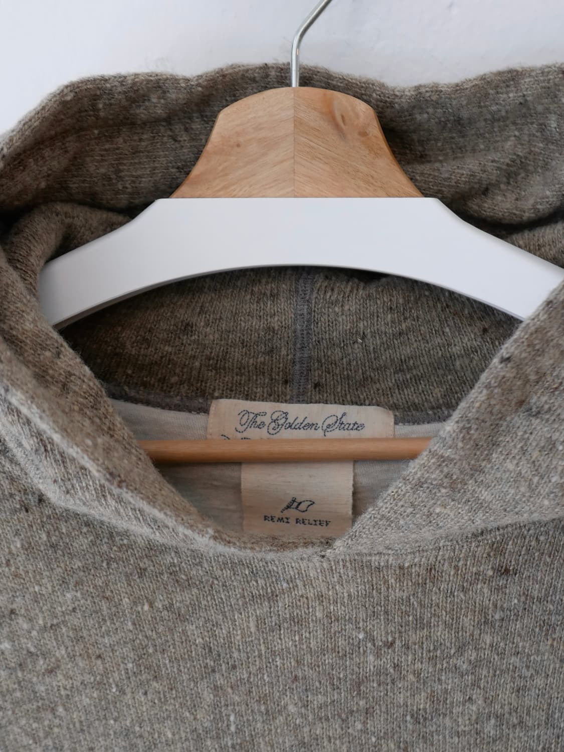 레미 릴리프 레이어드 니트 후디 상품이미지6