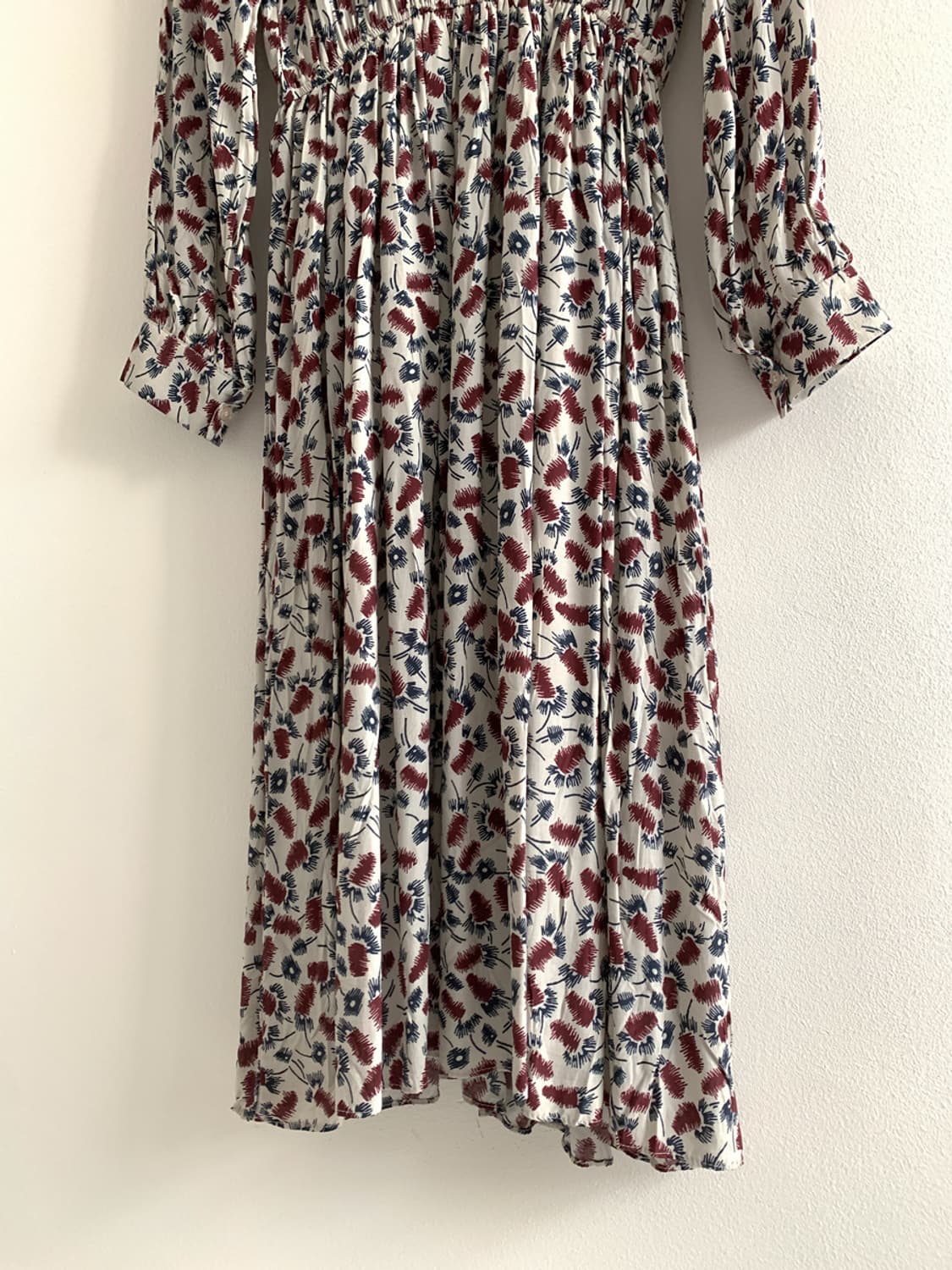 Back V Neck Flower Dress 상품이미지4