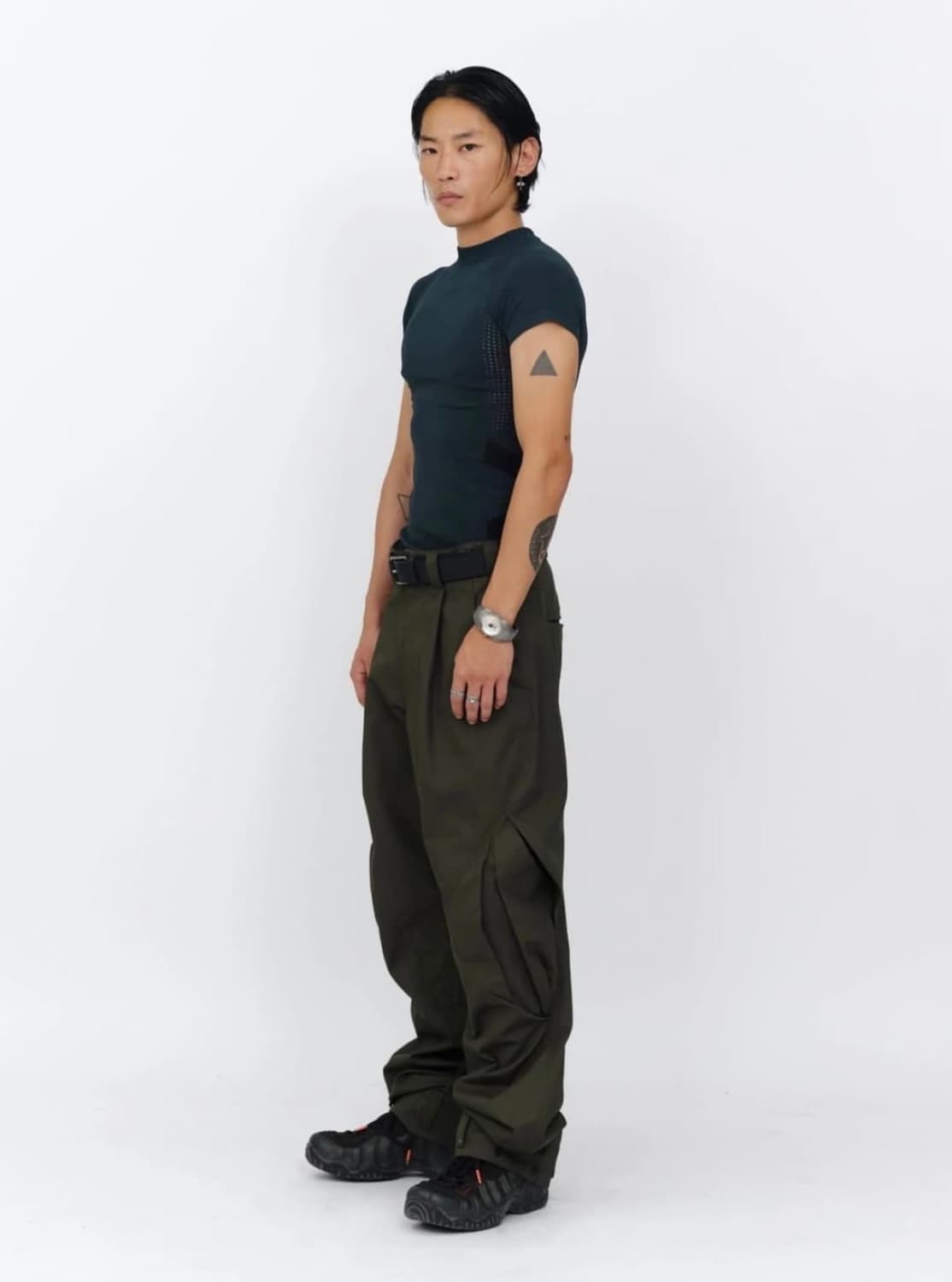 혜인서 밀리터리 카고팬츠 카키브라운 2사이즈 새상품  상품이미지8