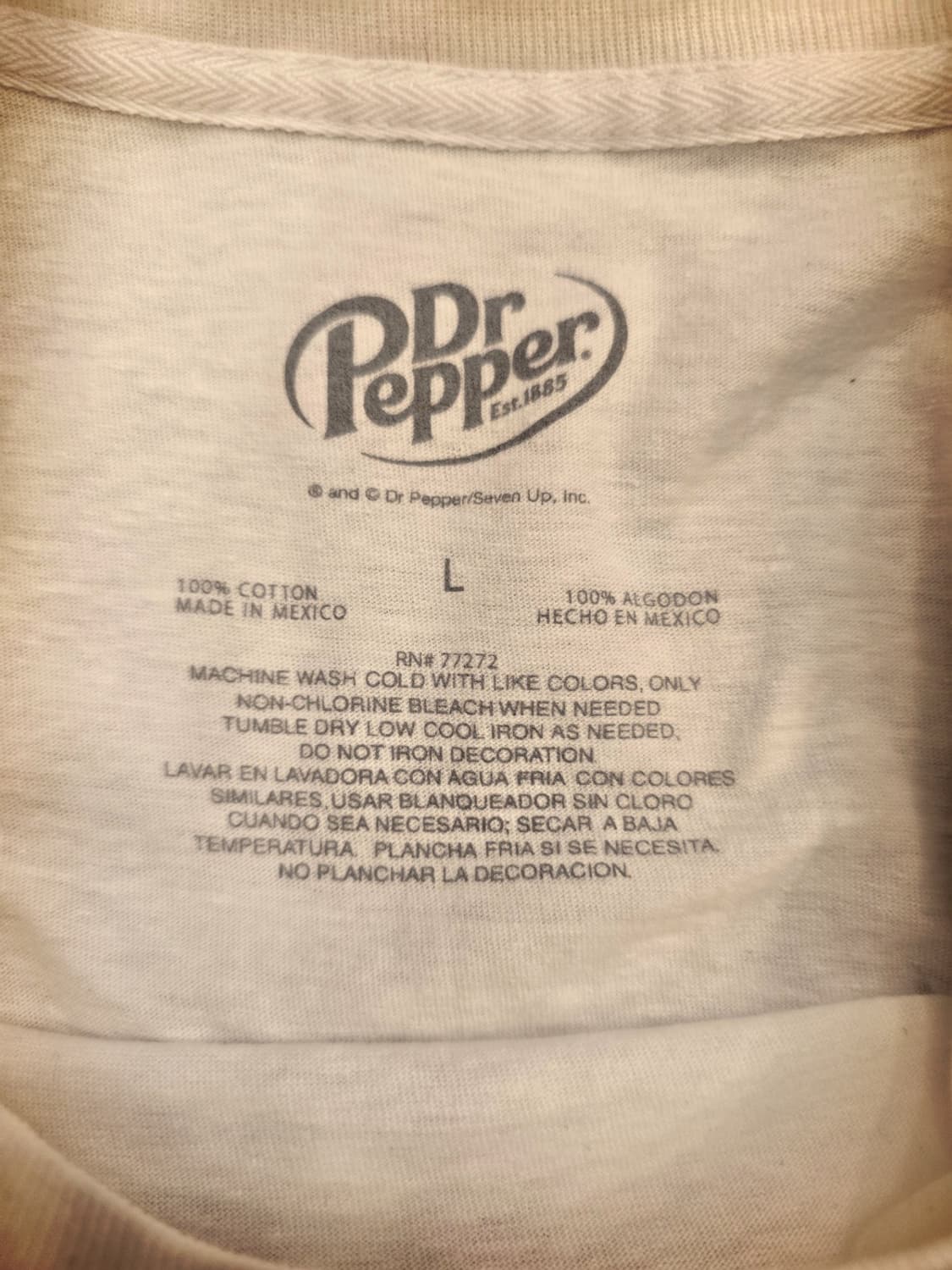 닥터 페퍼 Dr. Pepper USA로고 반팔티셔츠 상품이미지4