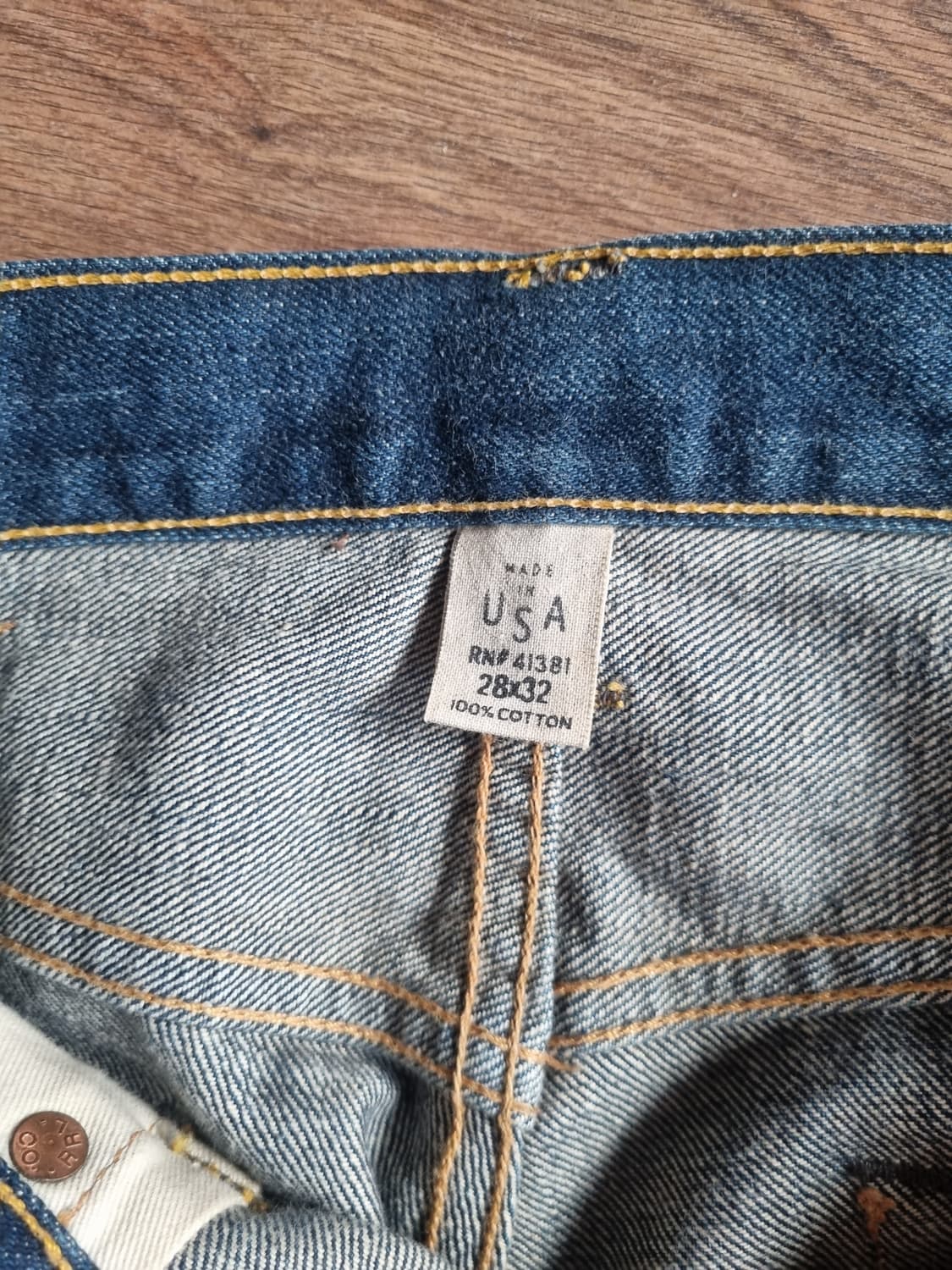 RRL 로우라이즈 데님 28 32 상품이미지5