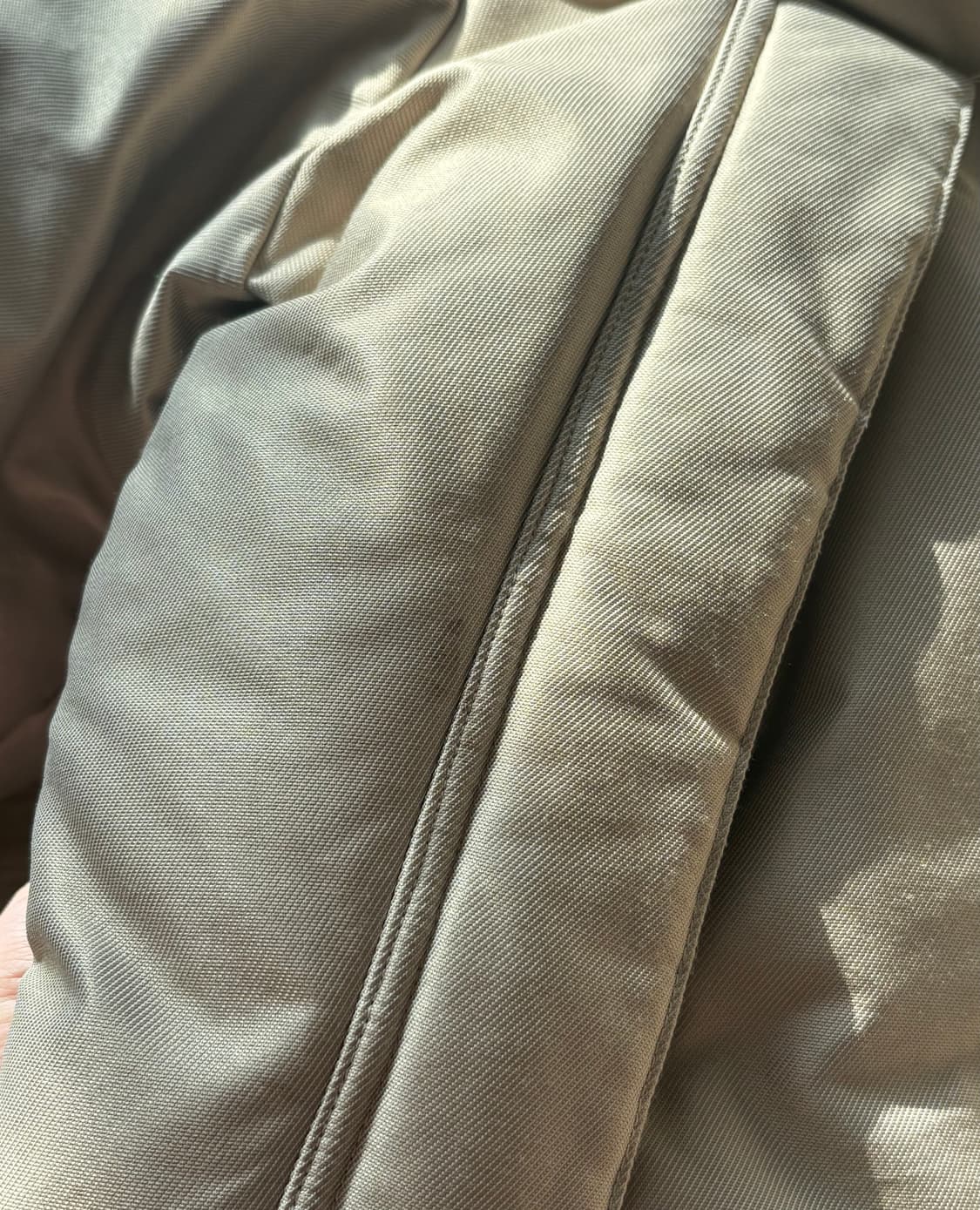 세터 레체 투톤 덕 다운 패딩 베이지 아이보리 m 상품이미지6