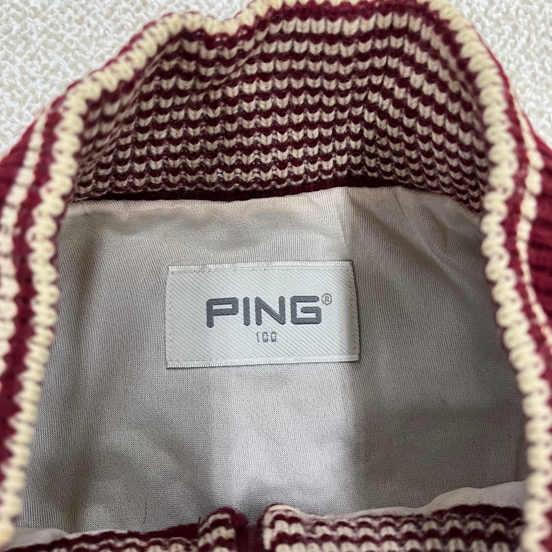 [100] 핑 골프 방풍 반집업 니트 스웨트 0102M1 상품이미지2