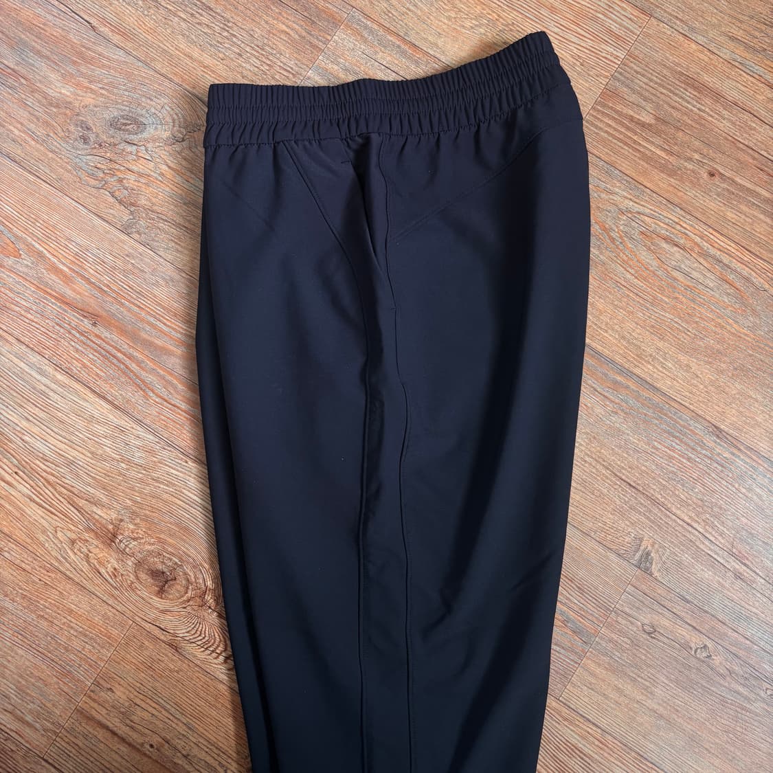 안다르 블랙 여성 L 슬림 조거 팬츠 바지 트레이닝 약기모 라이크라 상품이미지3